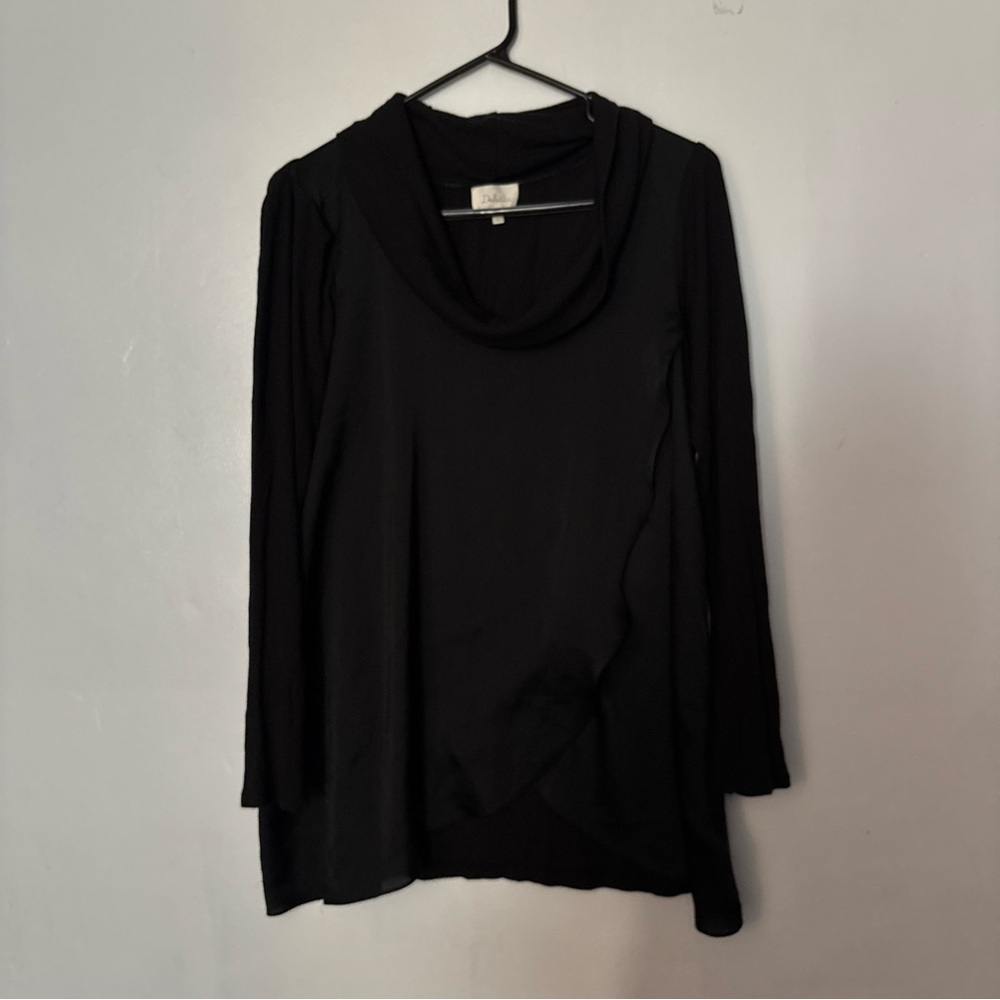 Anthropologie Deletta Draped Cowl Neck Tunic Top